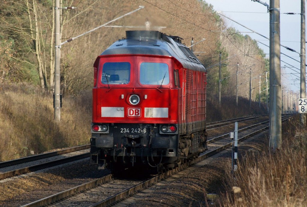 234 242-6 am 16.11.2011 Richtung Eberswalde