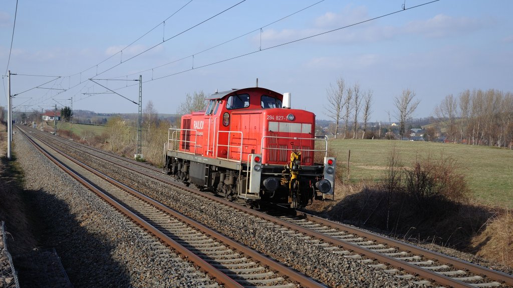 24.03.2011, BR 294 zwischen Werdau/Nord und Schweinsburg-Culten.