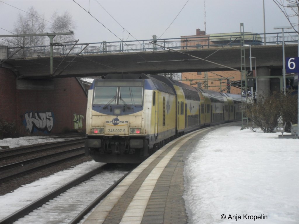 246 007 in Hamburg Harburg am 20.2.10