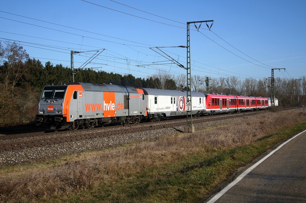246 010 + 620 502  bei Eutingen  21.11.12