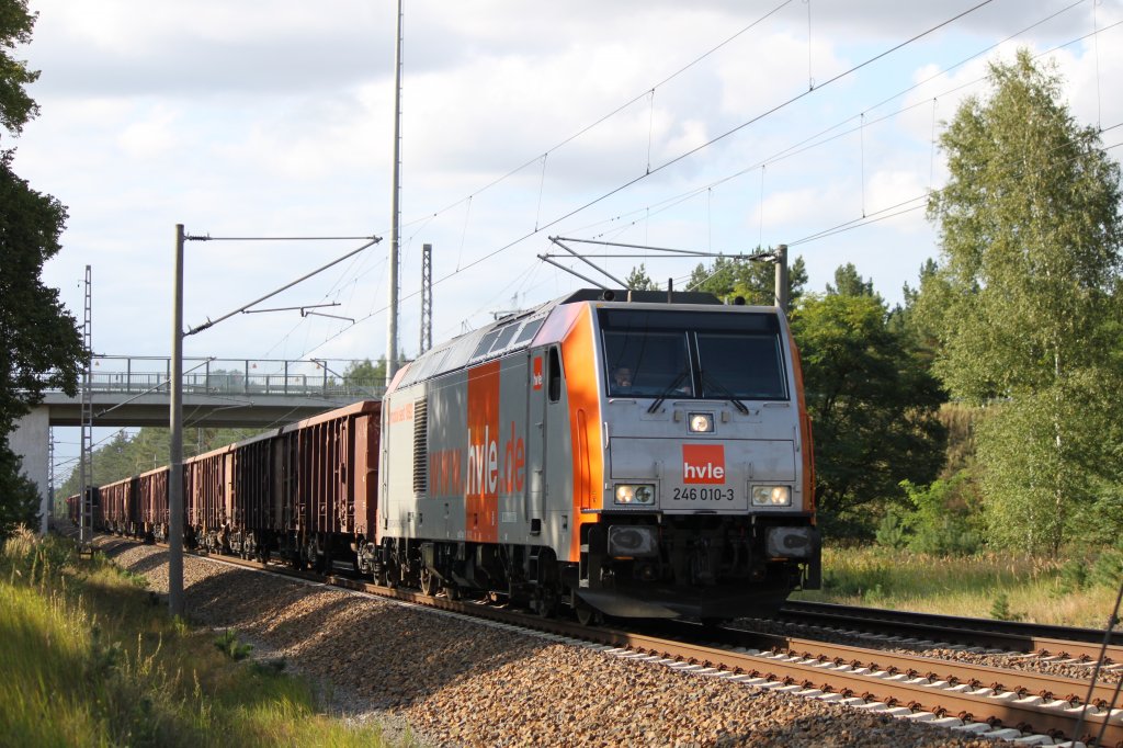 246 010-3 HVLE am 01.09.2012 bei Friesack/Mark