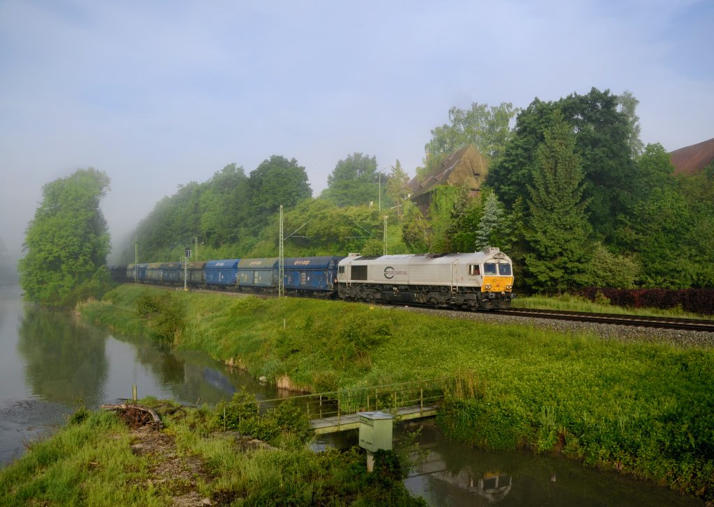 247 026 mit einem PKP-Kolhezug am 28.05.2013 bei Moosburg.