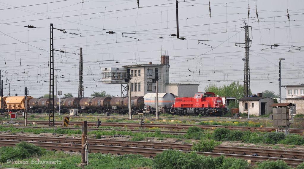 261 021 beim Rangieren am 01.05.2012 in Grokorbetha