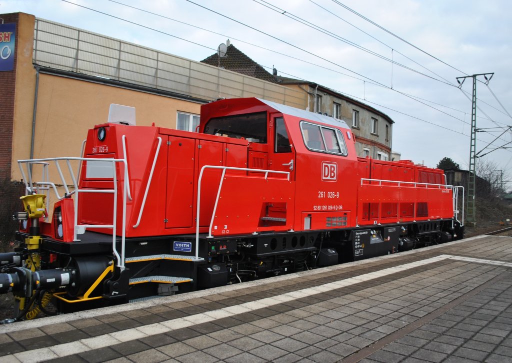 261 026-9, stand am 18.03.2011 in Lehrte.