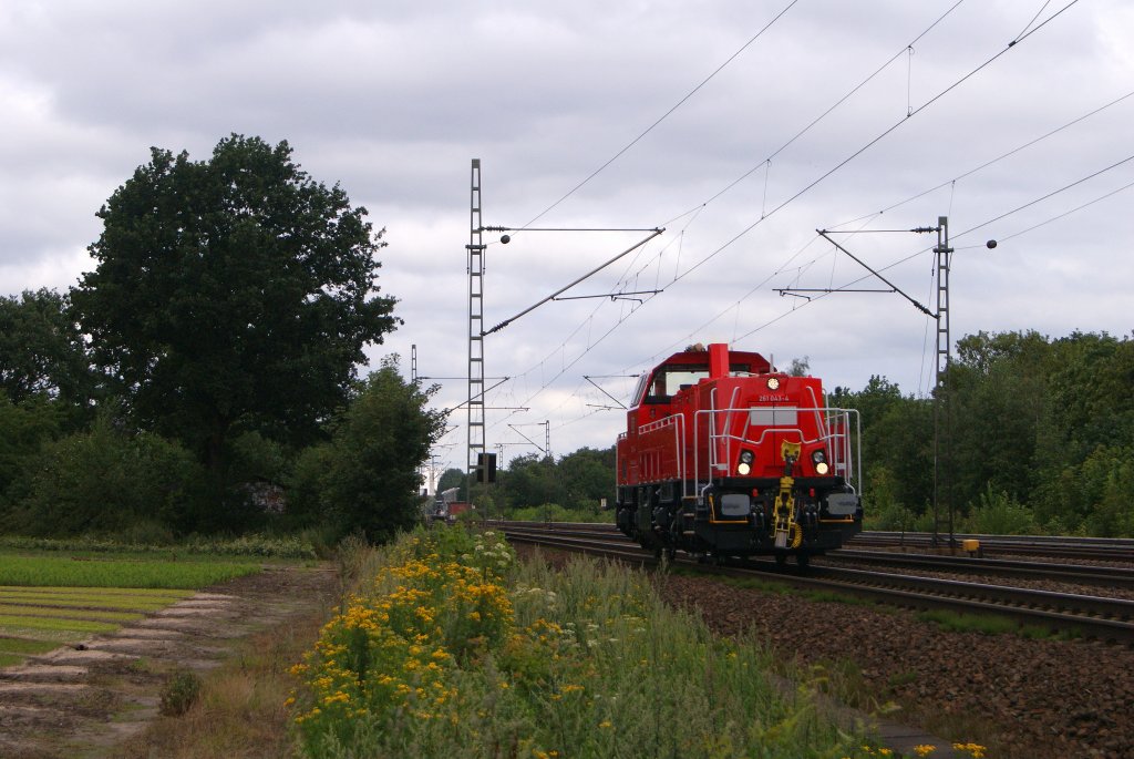 261 043-4 als Lz in Halstenbek am 29.07.2011