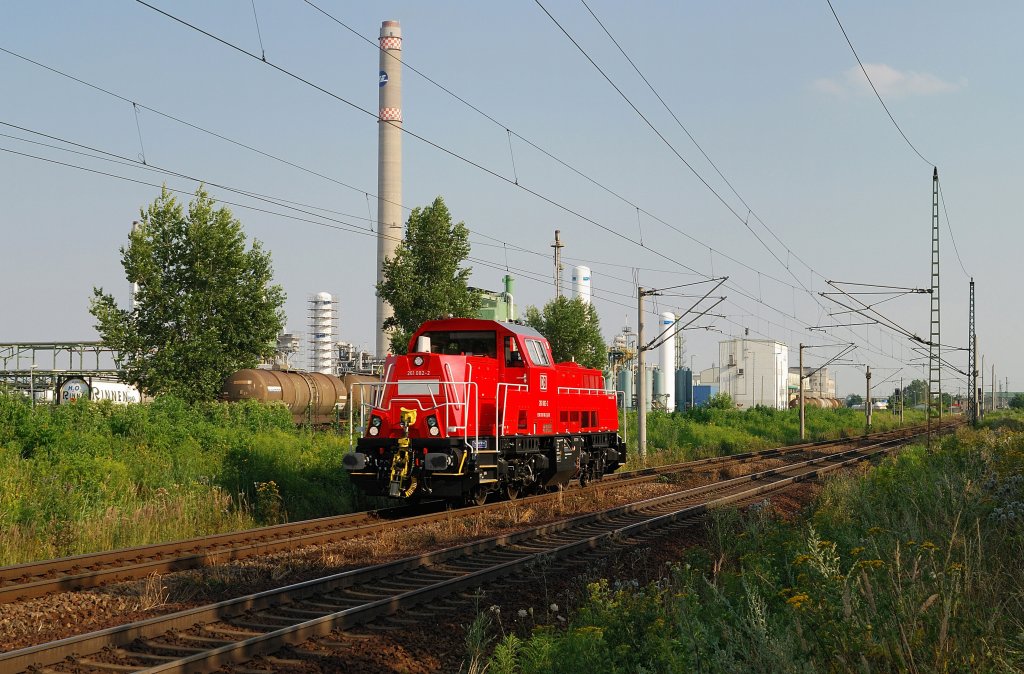 261 082 in Leuna Werke Nord (26.07.2012)