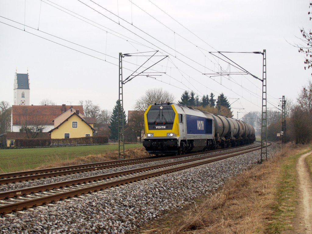 264 002 am 14.03.2011 unterwegs bei Moosham