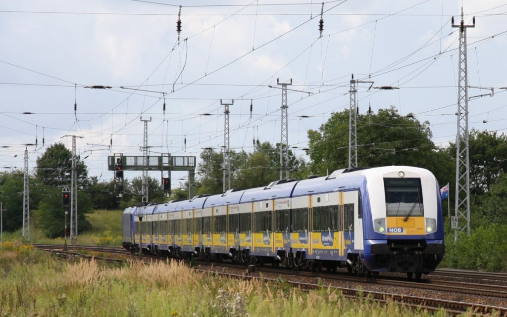 26.8.2012 Gransee. X68903 unterwegs nach Warnemnde.