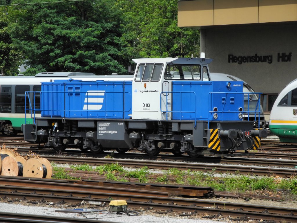 270 010 am 04.08.12 im Regensburger Hbf