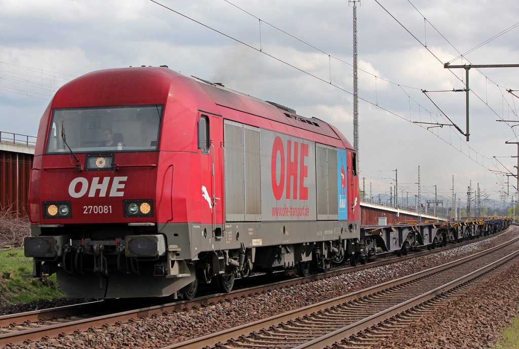 270081 der OHE in Porz Wahn am 23.04.2012