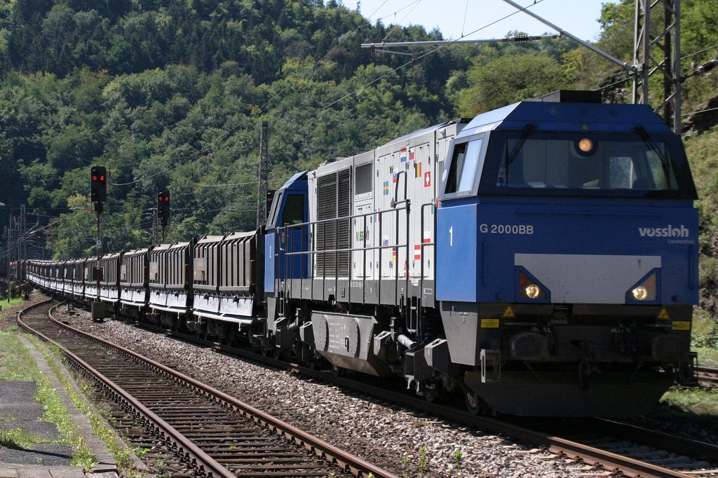 272 001 i.e. RTS mit Aushubzug am 20.8.11 in Ediger-Eller