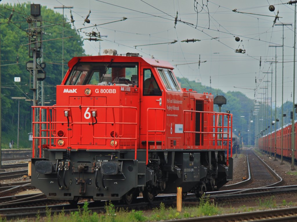 278 005-4 vom Siemens Prfcenter Wildenrath kommt am 21.05.2012 alz Lz aus Richtung Aachen Hbf nach Aachen West, um dort einige ltere Personenwagen abzuholen und in Richtung Herzogenrath weiterzufahren. Diese Wagen wurden aus Belgien nach hier gebracht und dienen als Schutzwagen bei den berfhrungsfahrten der Belgischen AM 08 Triebzge, die von Wildenrath nach Belgien stattfinden.