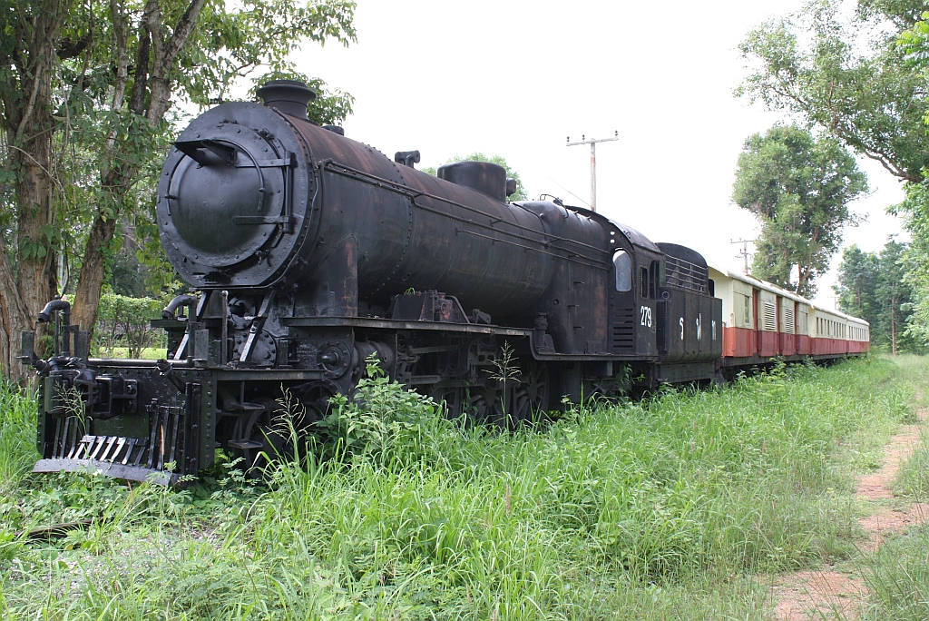 279 (2'C1'-h3, Hanomag, Bauj. 1929, Fab.Nr. 10659) aufgestellt beim Siam Country Club in Pattaya. Bild vom 17.Mrz 2011.