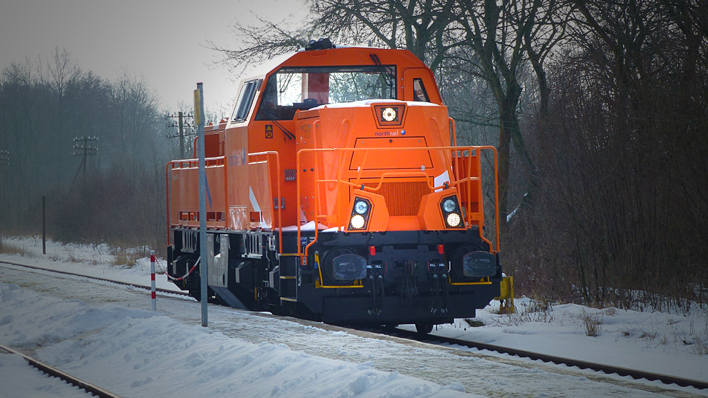 [28. Januar 2013] - Hier VT 261 300-8 im Bahnhof Letschin auf der Fahrt von Frankfurt (Oder) nach Stendell ber Eberswalde Hbf beim abwarten der Kreuzung mit der ODEG.