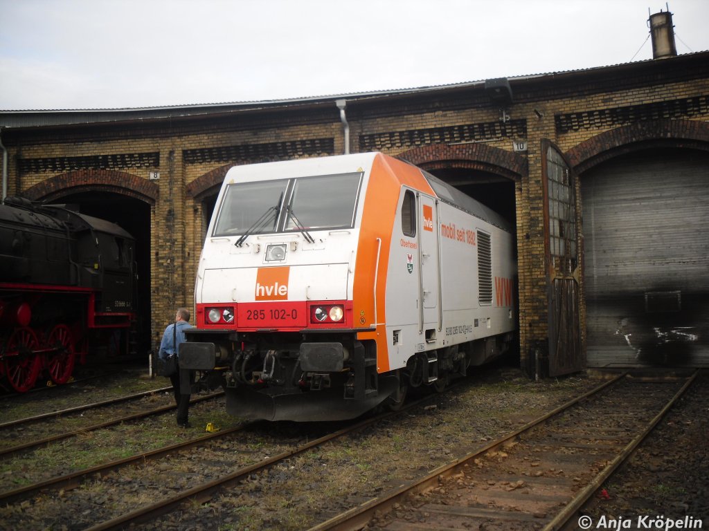 285 102 in Bw Schneweide bein Bw Fest am 3.10.09 