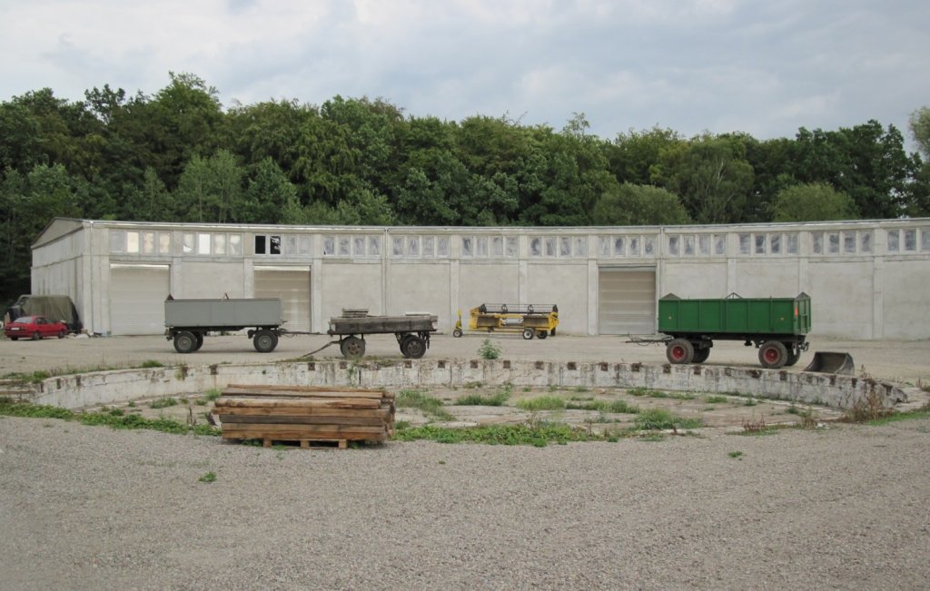 28.7.2009 Godkow / Jdickendorf, Strecke Stettin - Kstrin. Ehemaliger Lokschuppen.