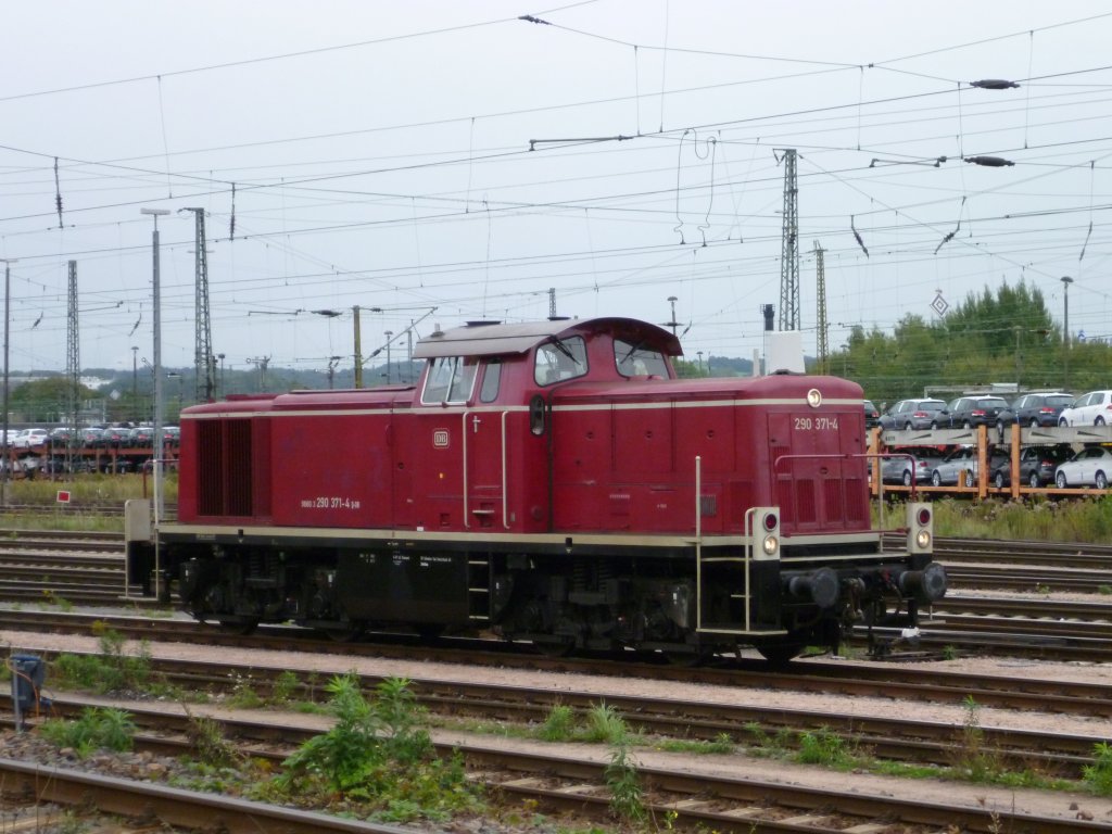 290 371-4 rangierte am 19.09.11 im Hbf Zwickau/Sachs.


