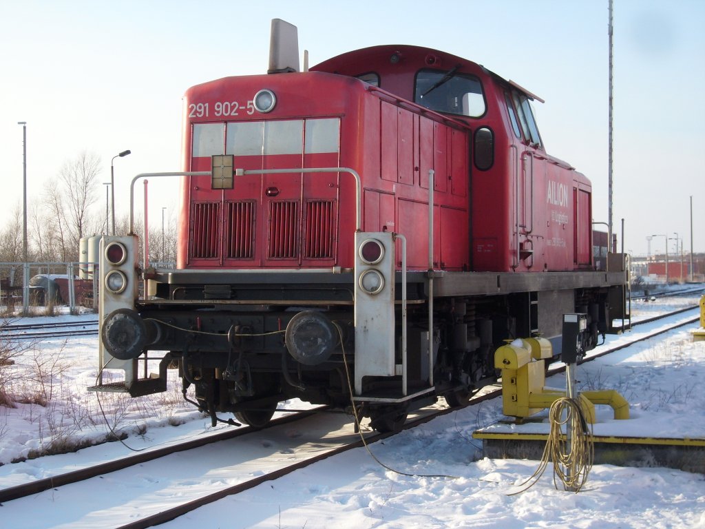 291 902 am 23.Januar 2010 in Mukran.