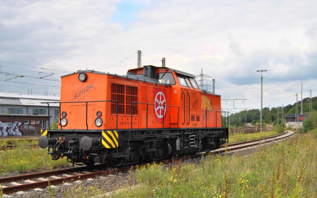 293 902-3 von Kleys Bau Lok 14 am 29.8.11 abgestellt in Herzogenrath.