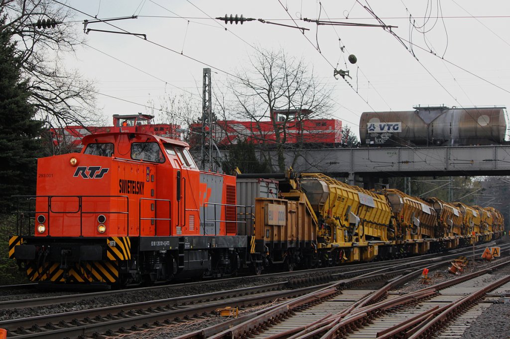293.001 im Bauzugeinsatz in Br�hl Vochem am 29.03.2012