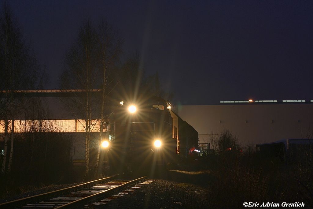 294 574 am 1.2.11 beim rangieren im Barsinghuser Industriegebiet.
