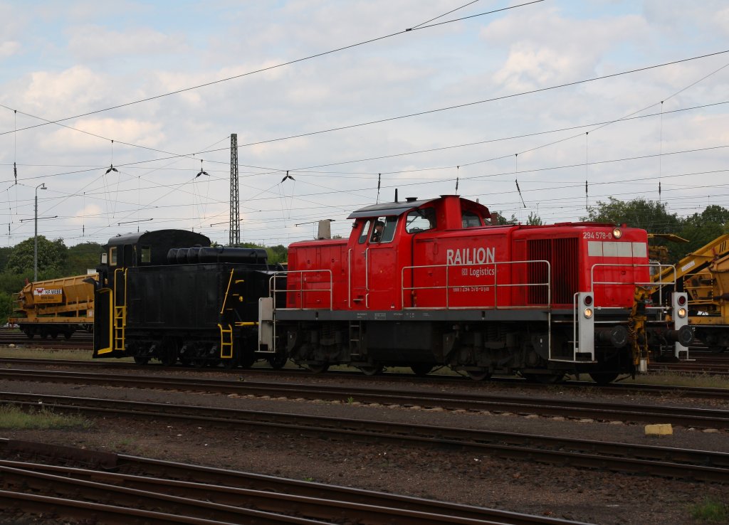294 578 am 16.05.10 in Darmstadt Kranichstein zur Feier 175 Jahre Deutsche Eisenbahn.