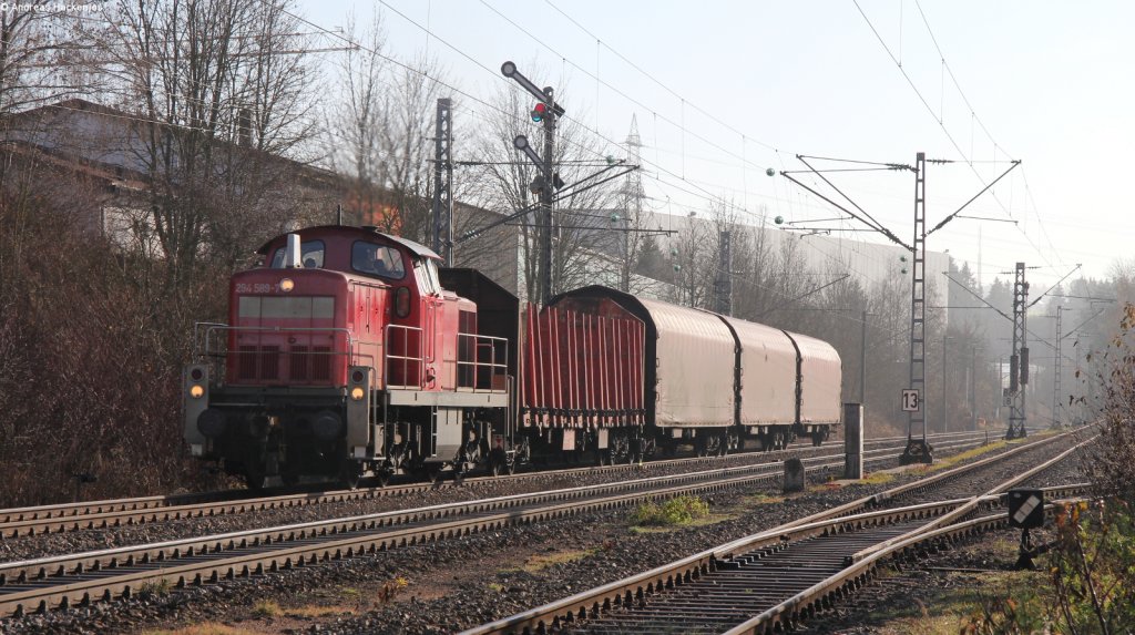 294 589-7 mit dem EK 55838 (Neustadt(Schwarzw)-Villingen(Schwarzw) am Esig Villingen 21.11.12