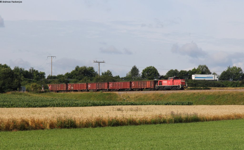 294 622-6 mit dem EK 55839 (Villingen(Schwarzw)-Deilingen) bei Zollhaus 30.7.12