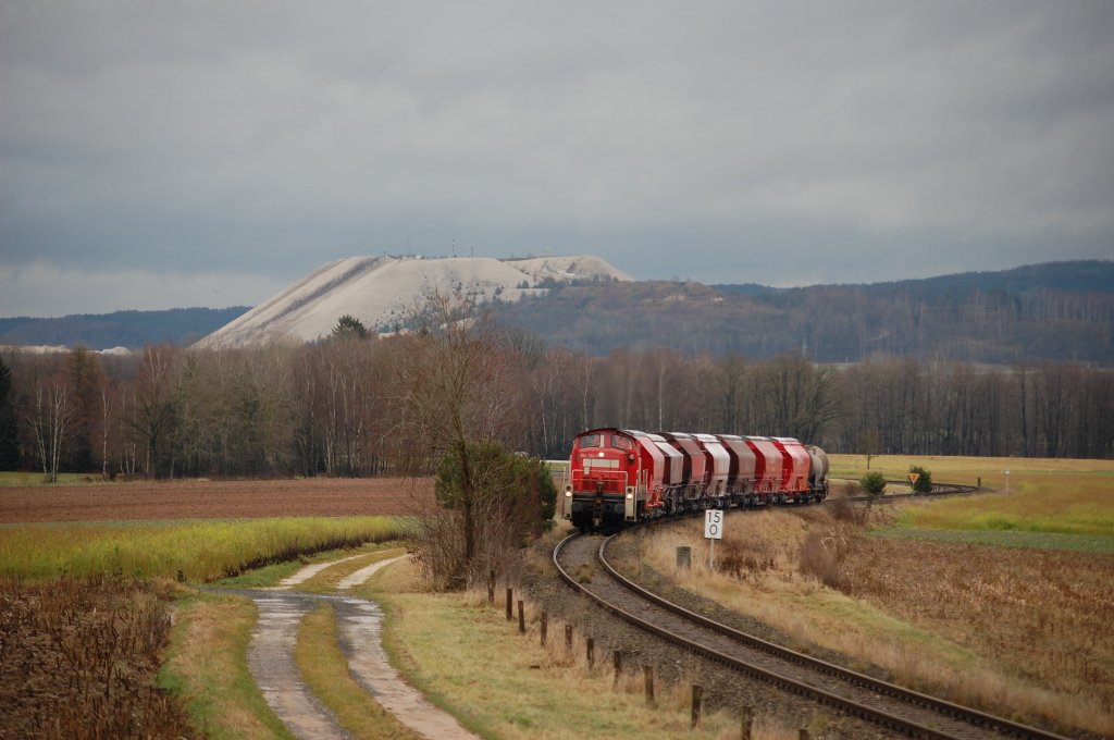294 762 am 11.12.2009 bei Hirschau. (Strecke Amberg-Schnaittenbach)