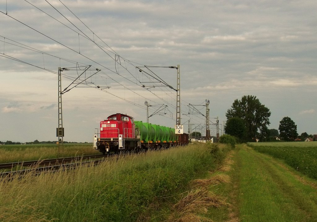 294 797 hing am 23.06.2010 vor dem Mllzug in Mangolding.