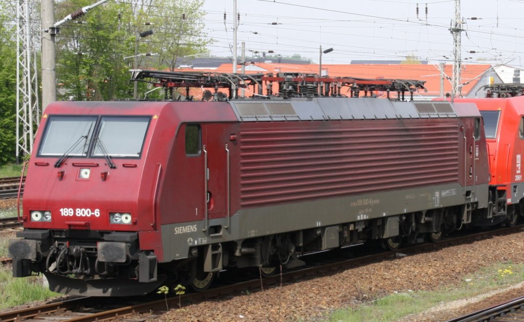 29.4.2012 Angerm�nde. 189 800 abgestellt am S�dkopf des Bf.