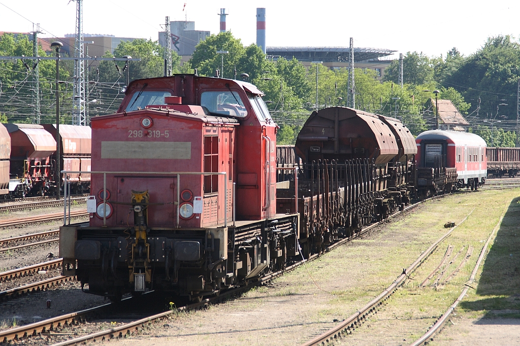 298 319-5 steht am 05.06.2010 in Eberswalde