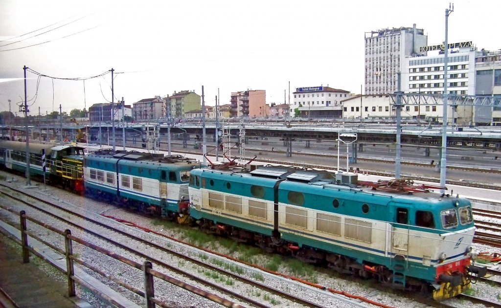 2xE655 abgestellt in Venezia Mestre, 6.5.09.