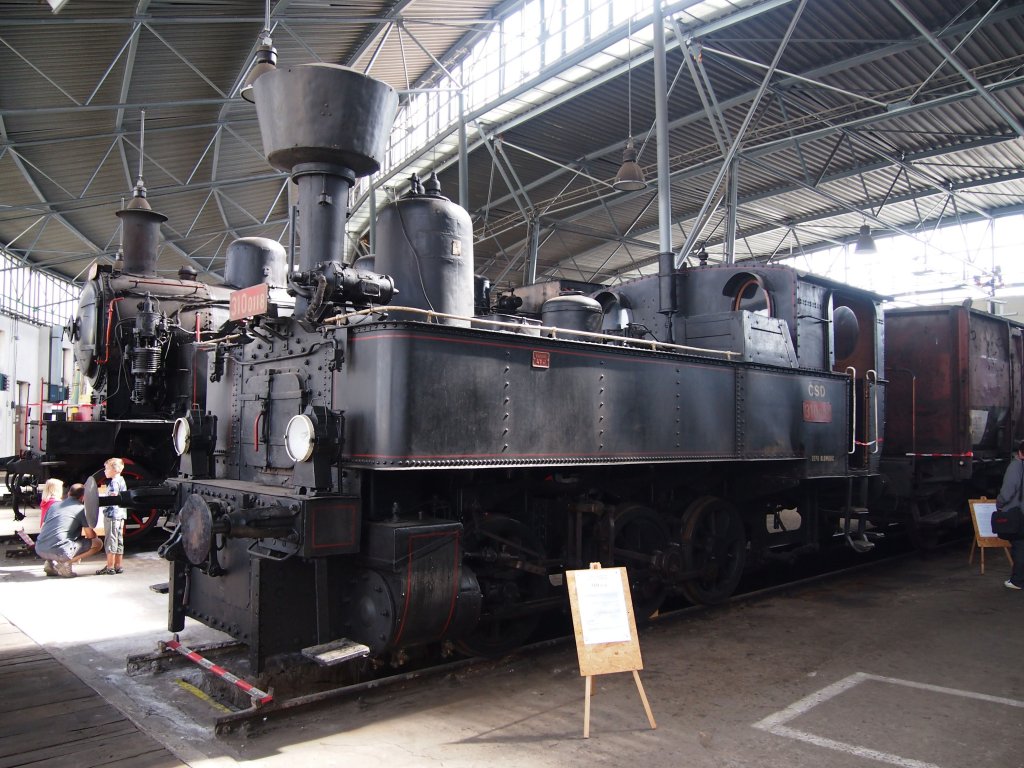 310 0118 (Baujahre 1903) am 8.9.2012 in Depositorium des Technische Museum Chomutov.