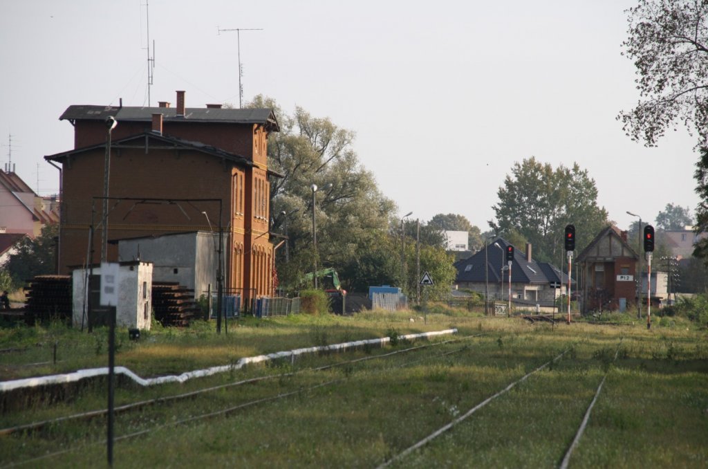 3.10.2011 Ploty / Plathe. Strecke Stettin - Kollberg. Blickrichtung Nord.