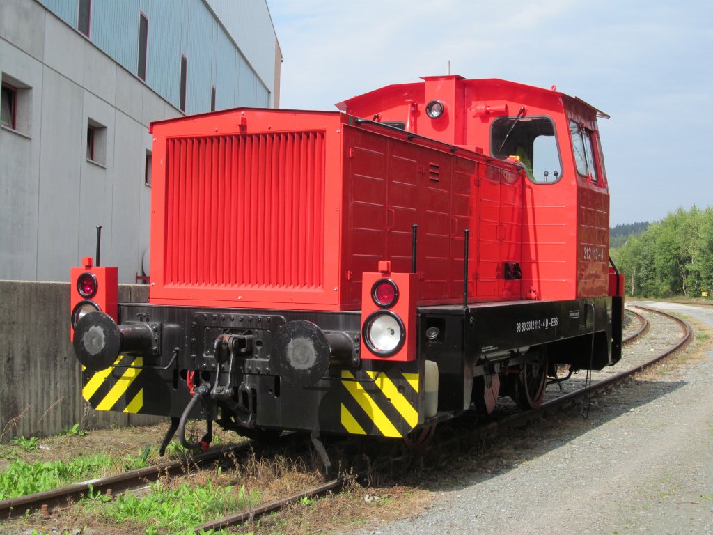 312 113-4 steht am 11. September 2012 in Steinbach am Wald abgestellt.