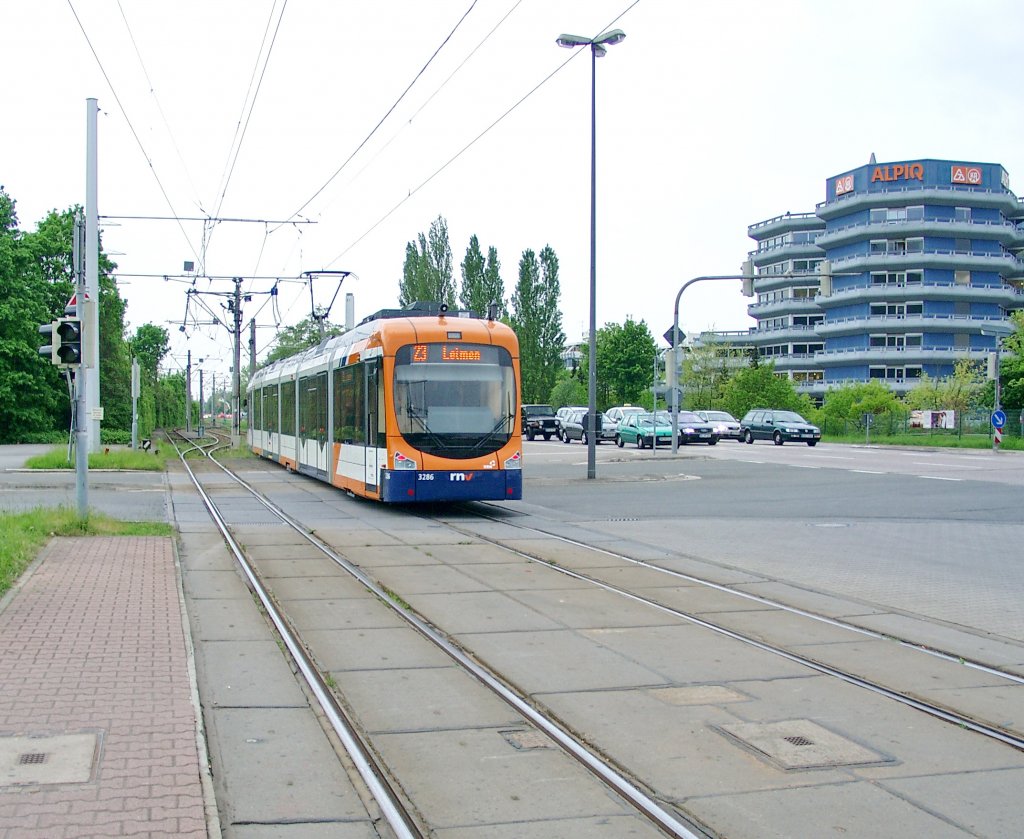 3286 als Linie 23 von Handschuhsheim Nord nach Leimen in Rohrbach Sd. 30.04.2010