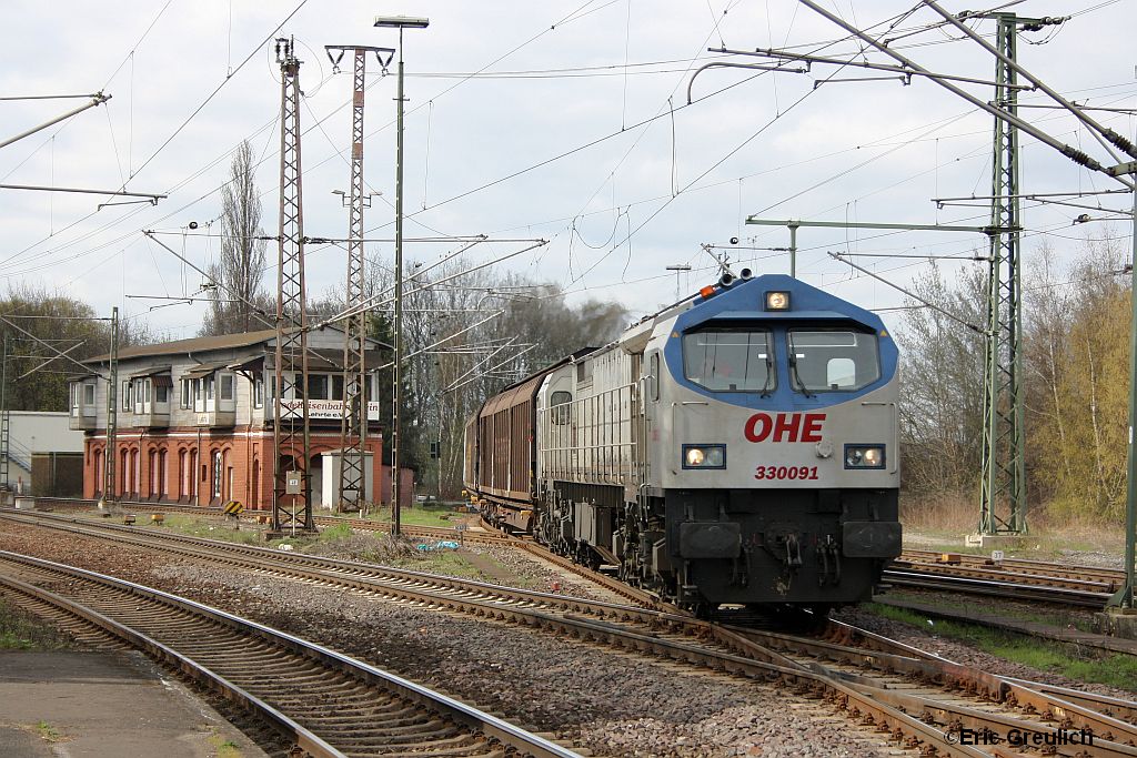 330091 von der OHE in Lehrte am 11.4.10.