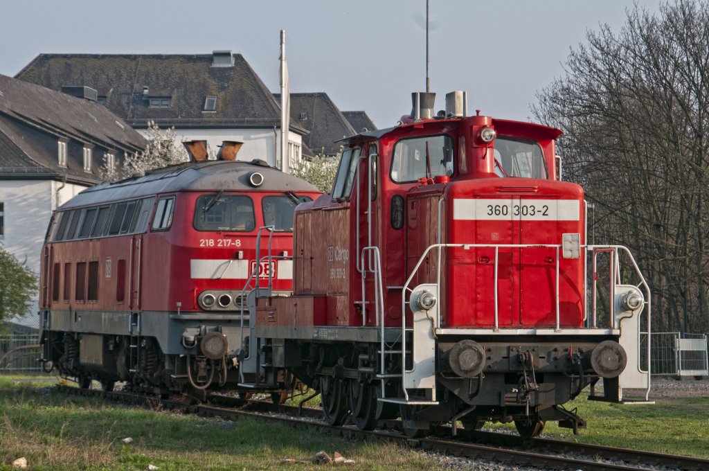 360 303-2 am 06.04.2012 im Bahnmuseum Ko-Ltzel