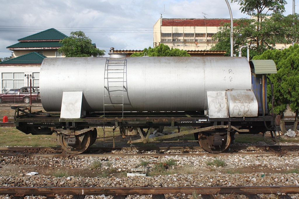 ท.ค.49 (ท.ค. =O.T./Oil Tank Wagon) am 23.August 2011 in der Surat Thani Station.