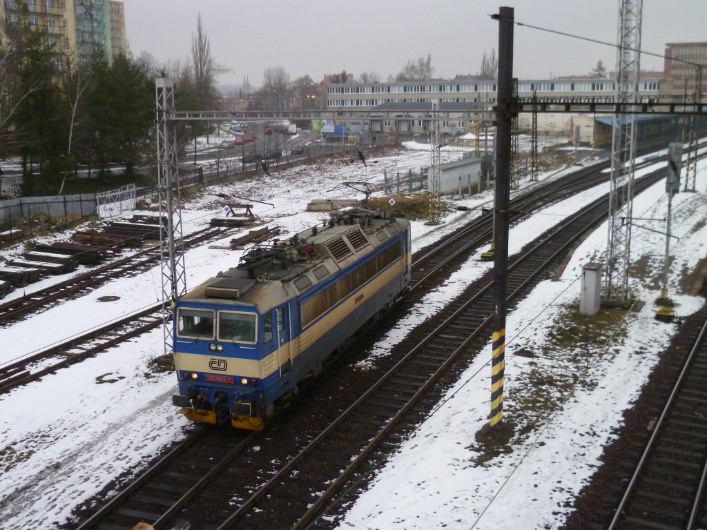 362 053-1 zusehen am 17.02.13 in Cheb. 