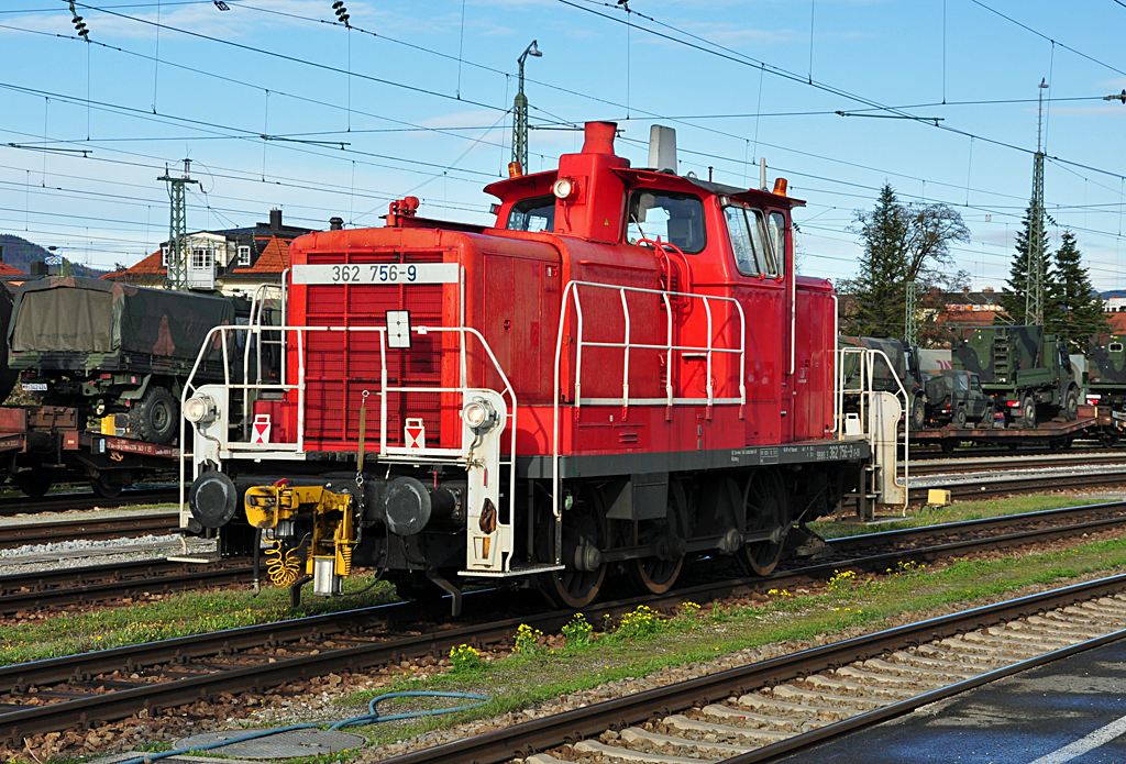 362 756-9 bei Rangierarbeiten am Bf Freilassing - 24.04.2012