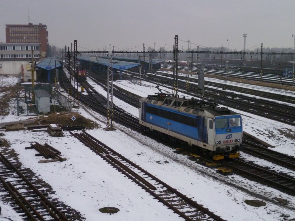 363 117-3 zusehen am 17.02.13 in Cheb. 