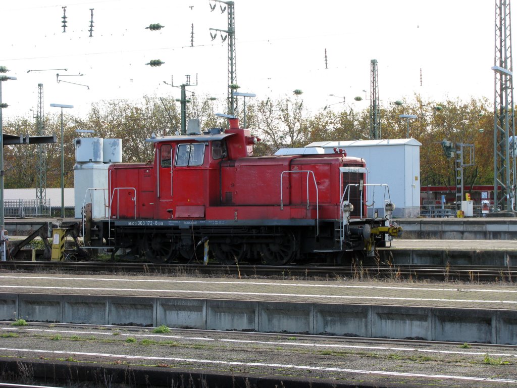 363 172-8 am 6.November 2009 in Karlsruhe HBf