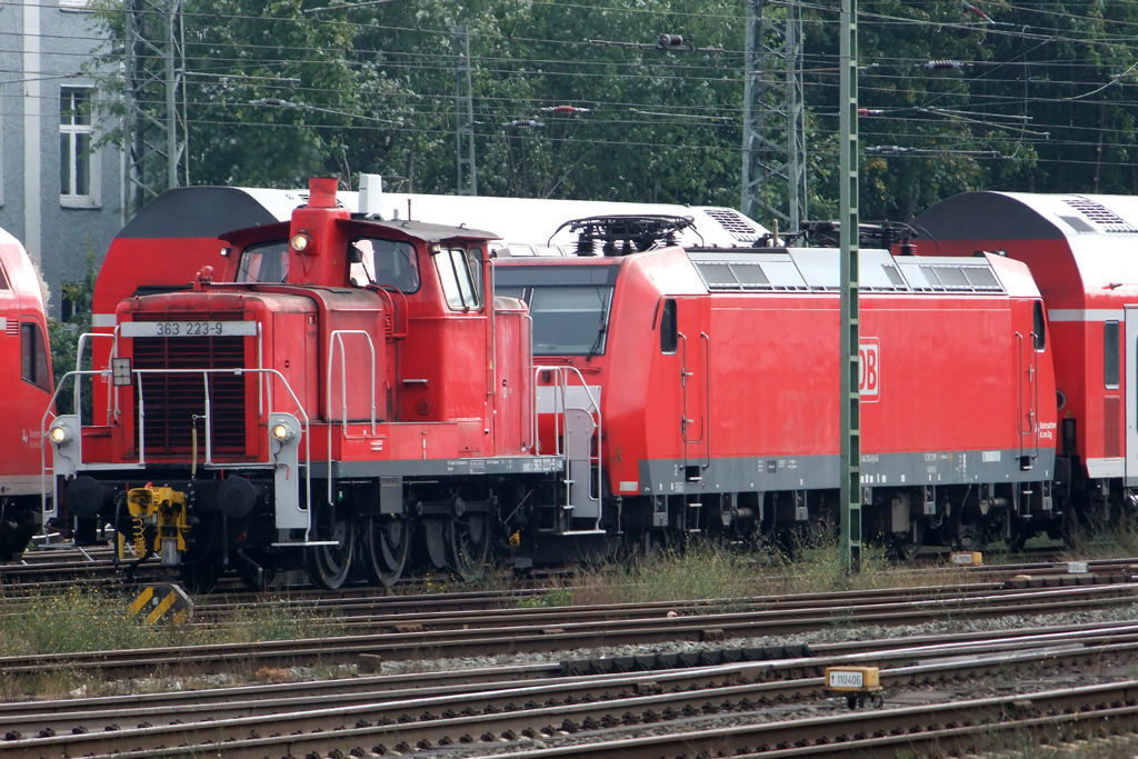 363 223-9 beim rangieren in Bremen 2.10.2012