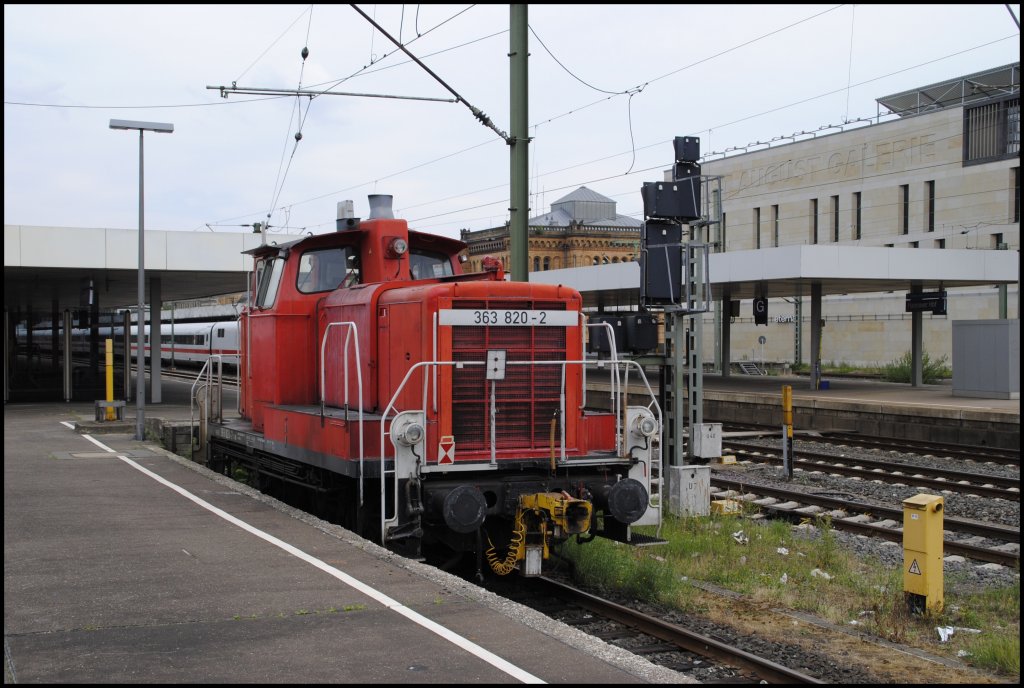363 820-2, abgestellt in Hannover HBF am 10.08.2010
