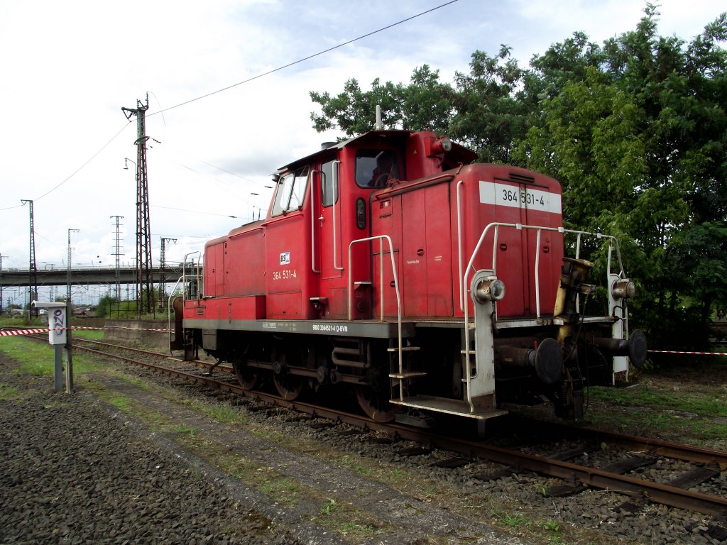 364 531-4 von Bahnservice Mannheim am 06.08.11 in Hanau