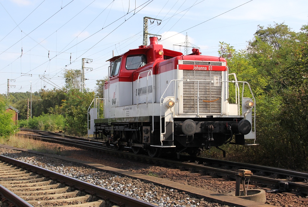 364 847-4  Johanna 1  der Johann Walthelm GmbH kam am 16.09.2011 aus Richtung Osten nach Eichenberg.