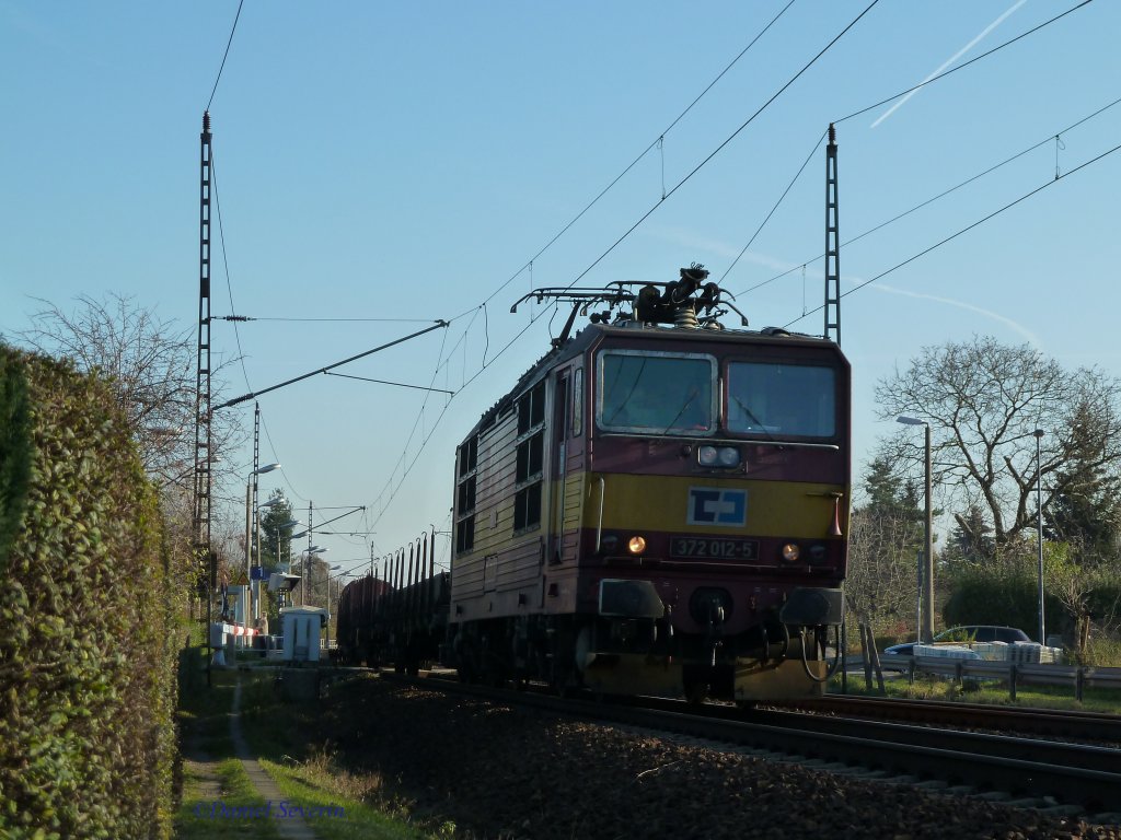 372012 der CD durchfuhr am 13.11.11 Dresden Stetzsch mit einem gemischten Gz.
