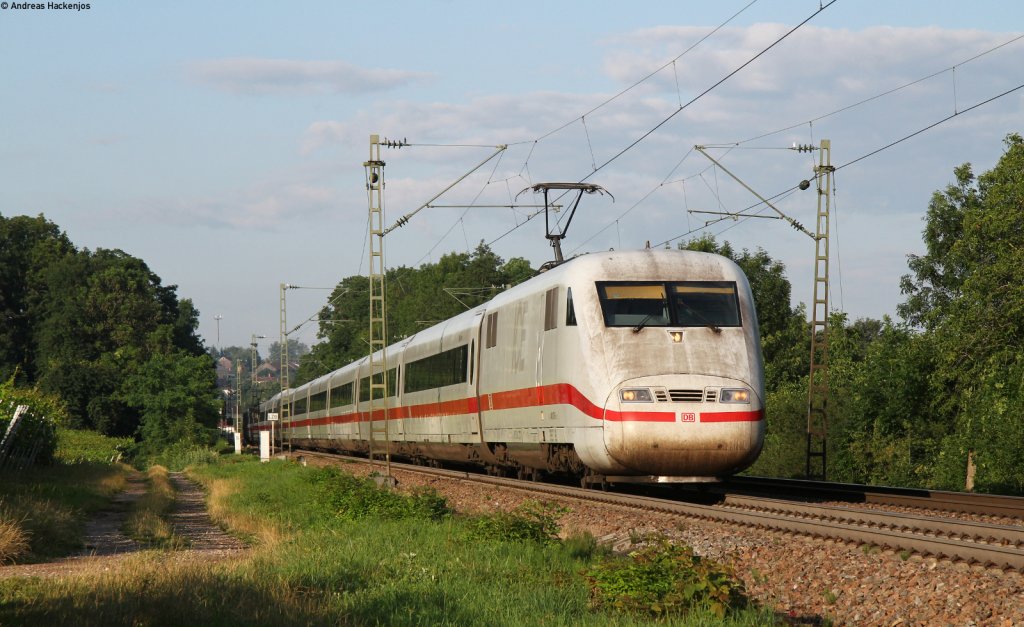 401 076-5  Bremen  als ICE 78 (Zrich HB-Hamburg Altona) bei Bad Bellingen 7.7.12